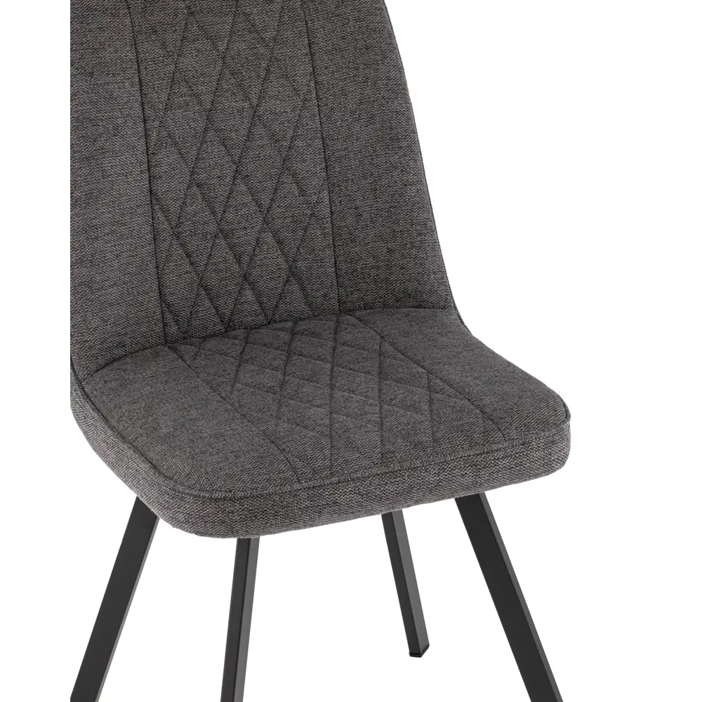 Фото 2 Стул для кухни обеденный Grein темно-серый (комплект 4 стула) Фото 2 Стул для кухни обеденный Grein темно-серый (комплект 4 стула)