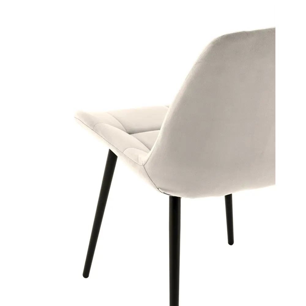 Фото 8 Стул для кухни обеденный Флекс велюр бежевый (комплект 4 стула)