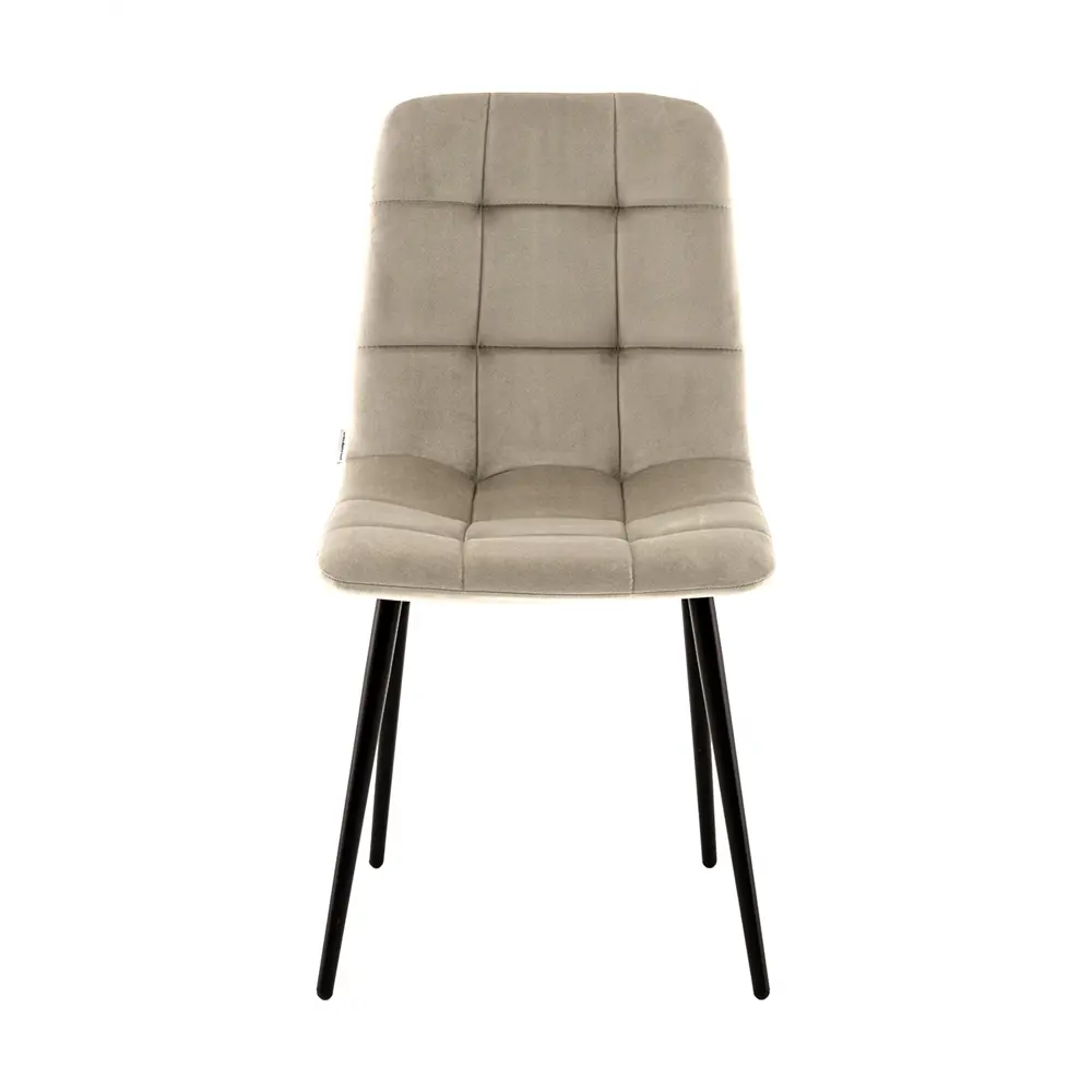 Фото 2 Стул для кухни обеденный Одди NEW велюр бежевый (комплект 4 стула)