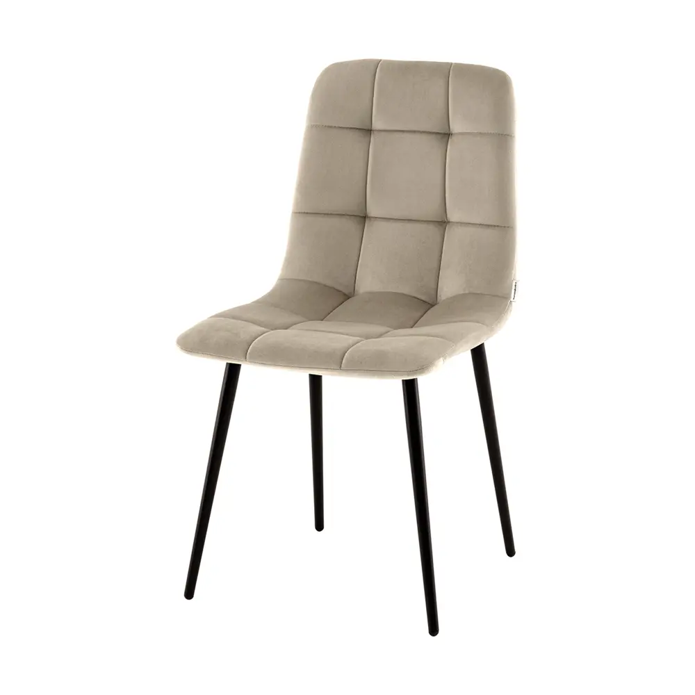 Фото 3 Стул для кухни обеденный Одди NEW велюр бежевый (комплект 4 стула)