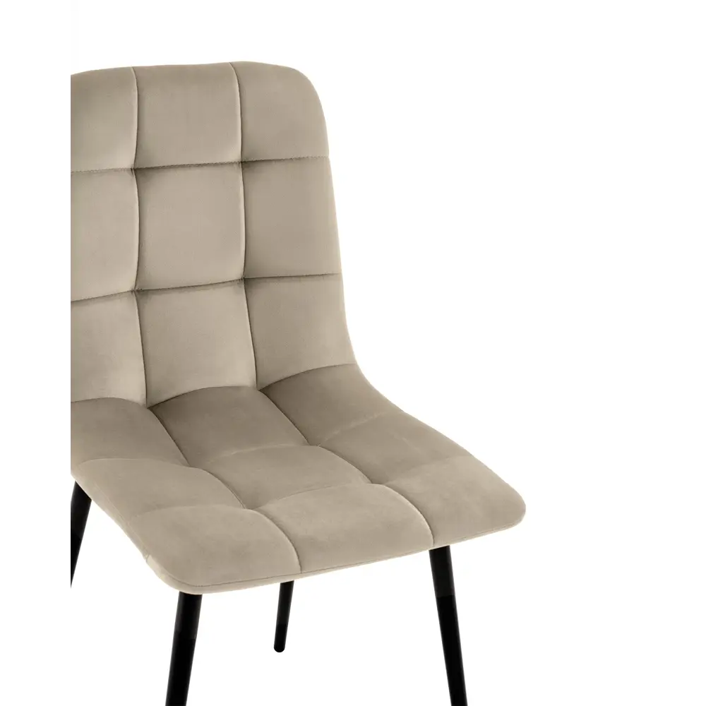 Фото 7 Стул для кухни обеденный Одди NEW велюр бежевый (комплект 4 стула)