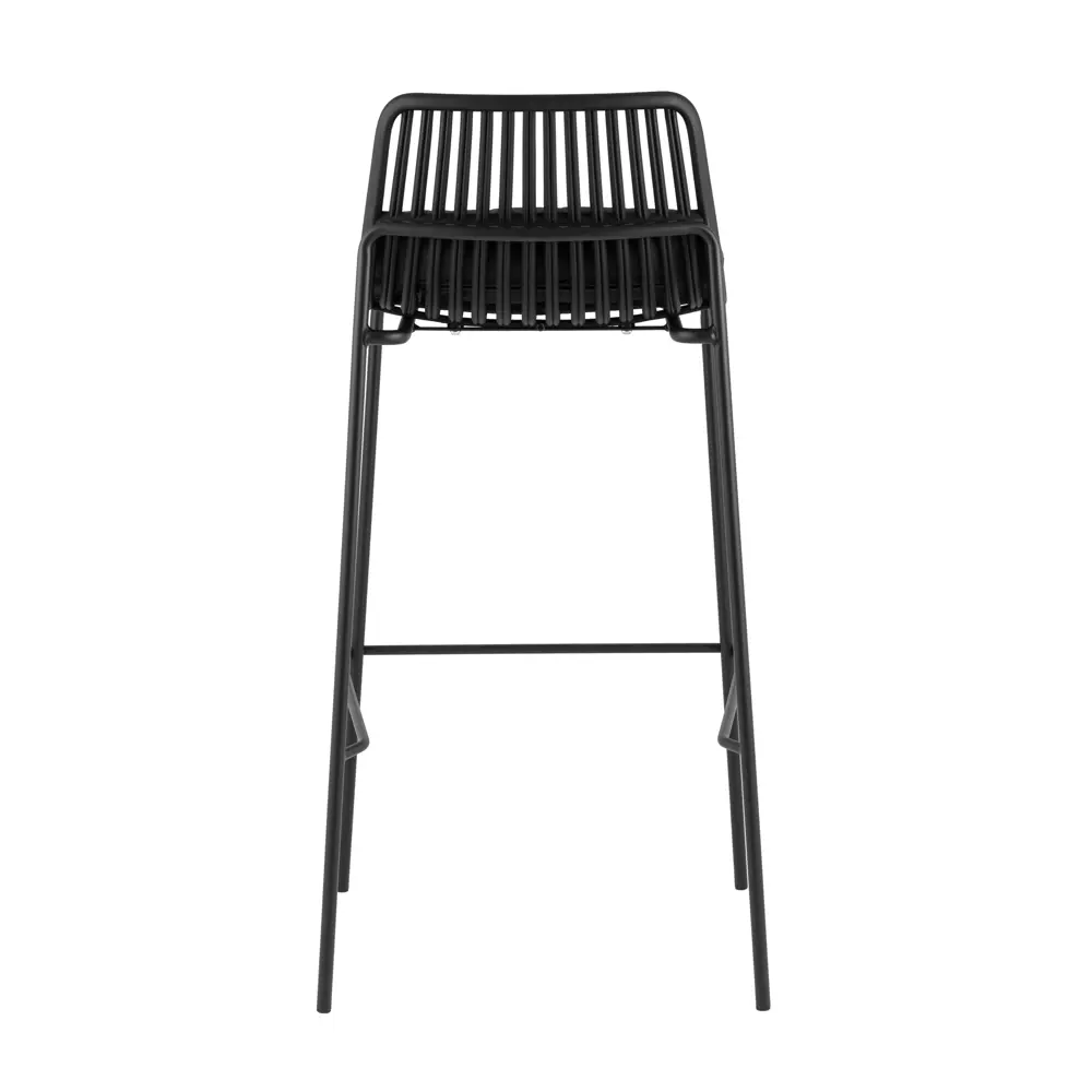 Фото 5 Барный стул Stool group Louran D-012H-75 black 49x100 см цвет черный Фото 5 Барный стул Stool group Louran D-012H-75 black 49x100 см цвет черный