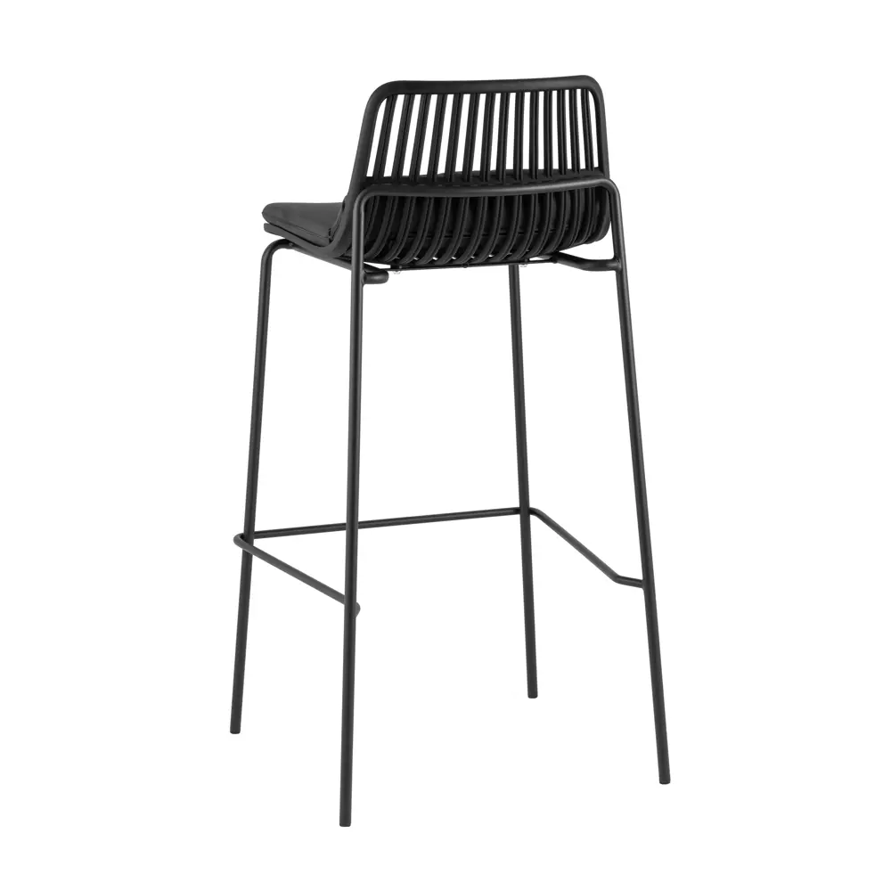 Фото 4 Барный стул Stool group Louran D-012H-75 black BOX 49x100 см цвет черный Фото 4 Барный стул Stool group Louran D-012H-75 black BOX 49x100 см цвет черный
