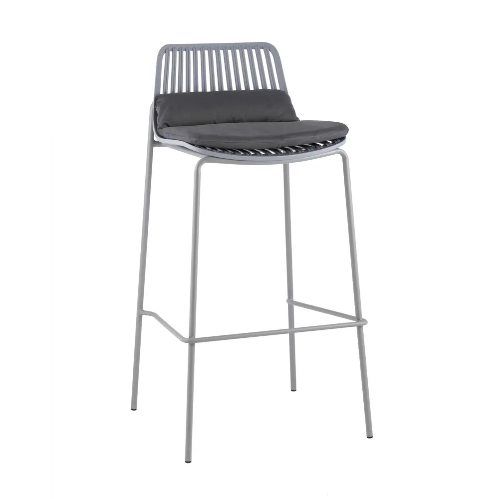 Фото Барный стул Stool group Louran D-012H-75 grey 49x100 см цвет серый Фото Барный стул Stool group Louran D-012H-75 grey 49x100 см цвет серый