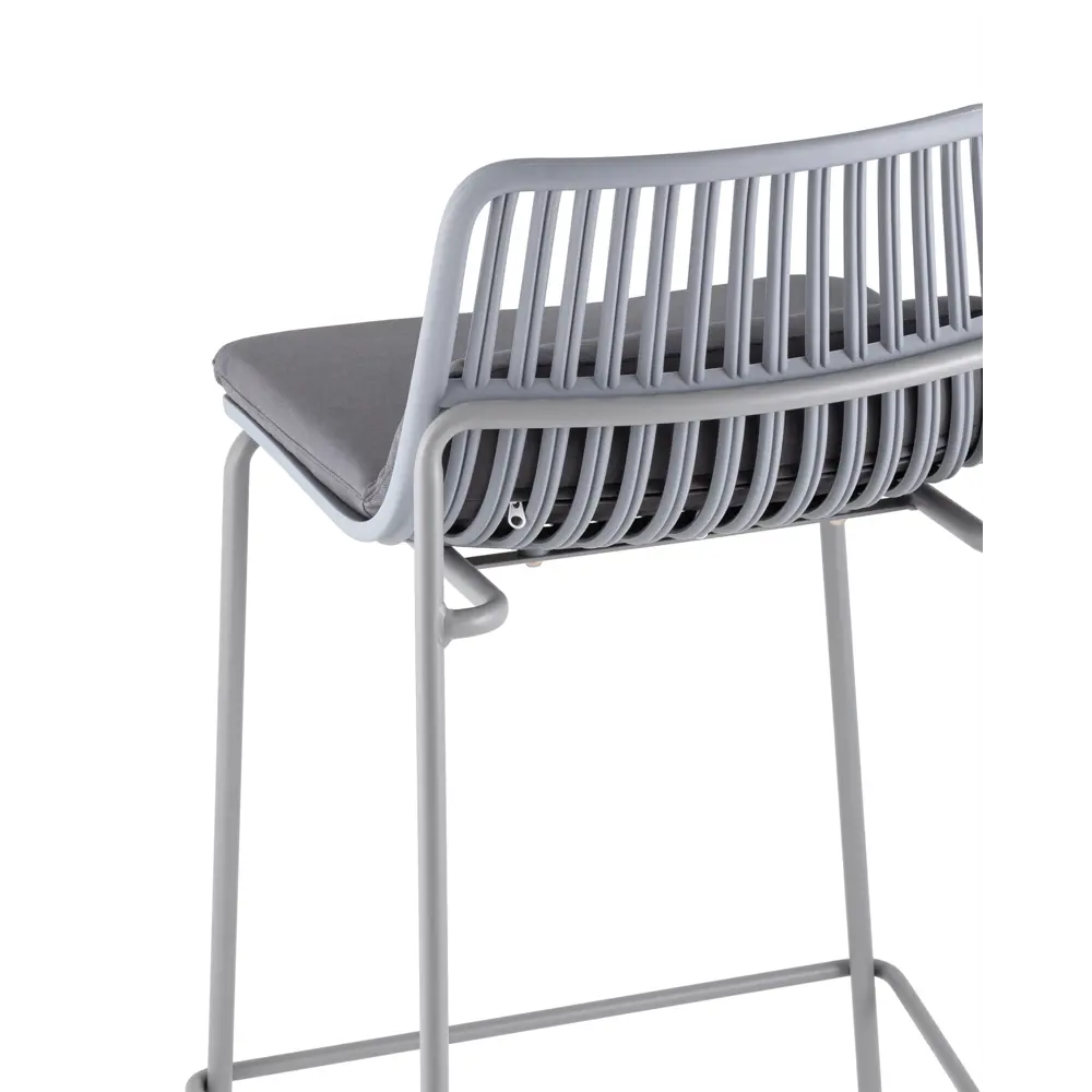 Фото 6 Барный стул Stool group Louran D-012H-75 grey 49x100 см цвет серый Фото 6 Барный стул Stool group Louran D-012H-75 grey 49x100 см цвет серый