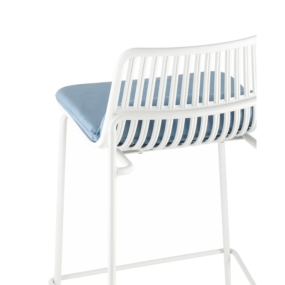 Фото 6 Барный стул Stool group Louran D-012H-75 white BOX 49x100 см цвет белый Фото 6 Барный стул Stool group Louran D-012H-75 white BOX 49x100 см цвет белый