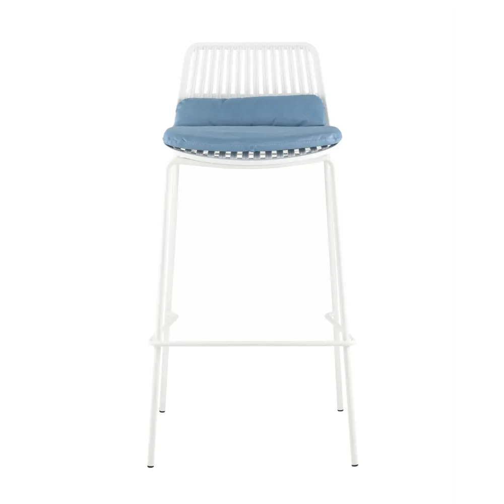 Фото 2 Барный стул Stool group Louran D-012H-75 white BOX 49x100 см цвет белый Фото 2 Барный стул Stool group Louran D-012H-75 white BOX 49x100 см цвет белый