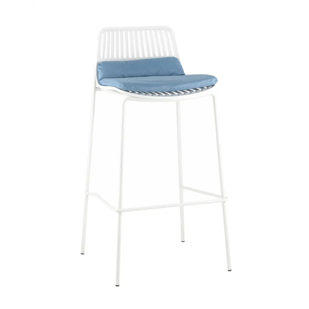 Фото Барный стул Stool group Louran D-012H-75 white BOX 49x100 см цвет белый Фото Барный стул Stool group Louran D-012H-75 white BOX 49x100 см цвет белый