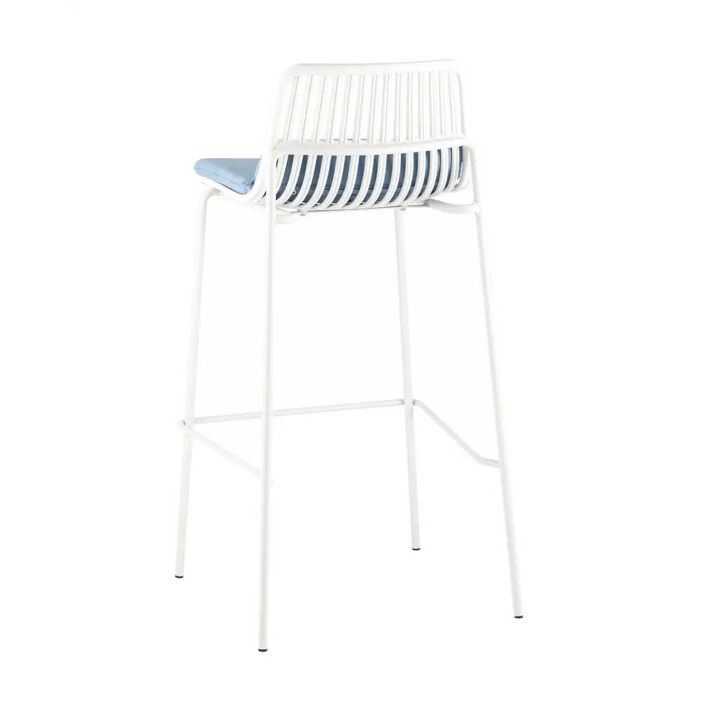 Фото 5 Барный стул Stool group Louran D-012H-75 white BOX 49x100 см цвет белый Фото 5 Барный стул Stool group Louran D-012H-75 white BOX 49x100 см цвет белый