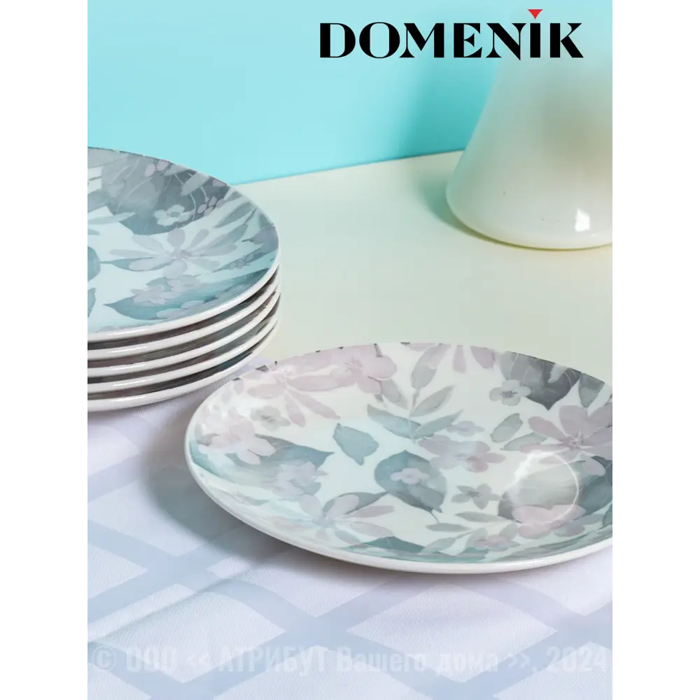 Фото 6 Тарелка 21 см Domenik DMD246-4ECOM Фарфор цвет розовый Фото 6 Тарелка 21 см Domenik DMD246-4ECOM Фарфор цвет розовый