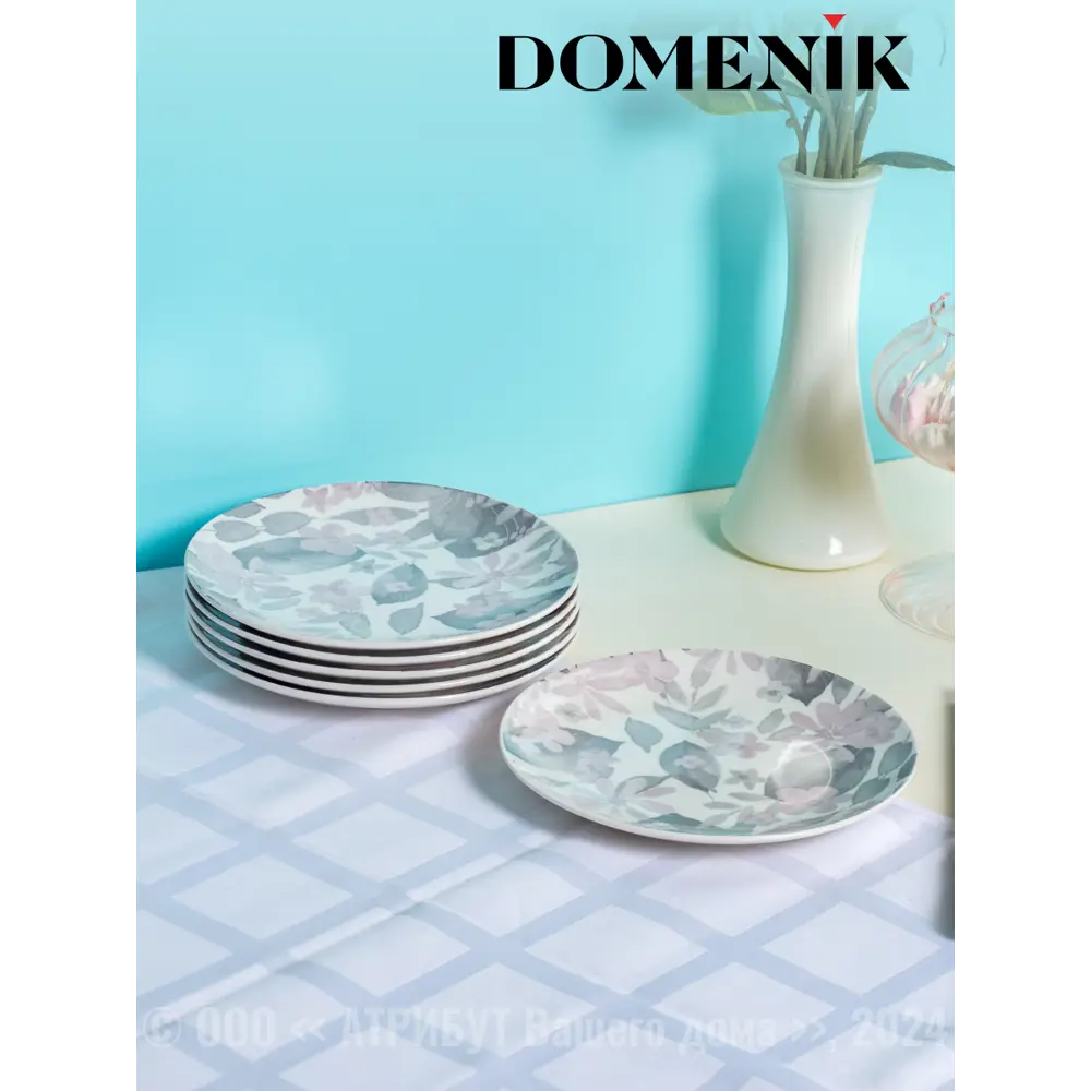 Фото 3 Тарелка 21 см Domenik DMD246-4ECOM Фарфор цвет розовый Фото 3 Тарелка 21 см Domenik DMD246-4ECOM Фарфор цвет розовый