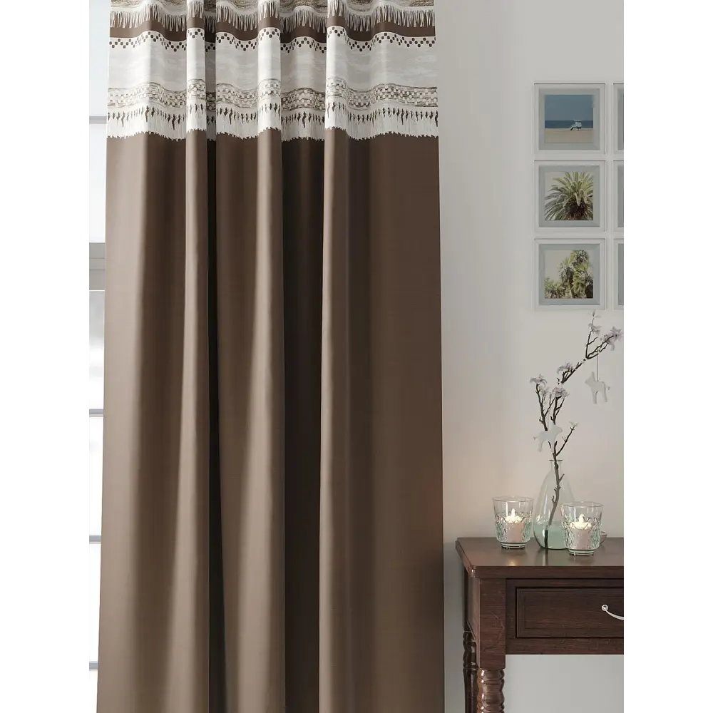 Фото 3 Комплект штор на шторной ленте AT Home Миренгвис 150x250 см цвет белый Фото 3 Комплект штор на шторной ленте AT Home Миренгвис 150x250 см цвет белый