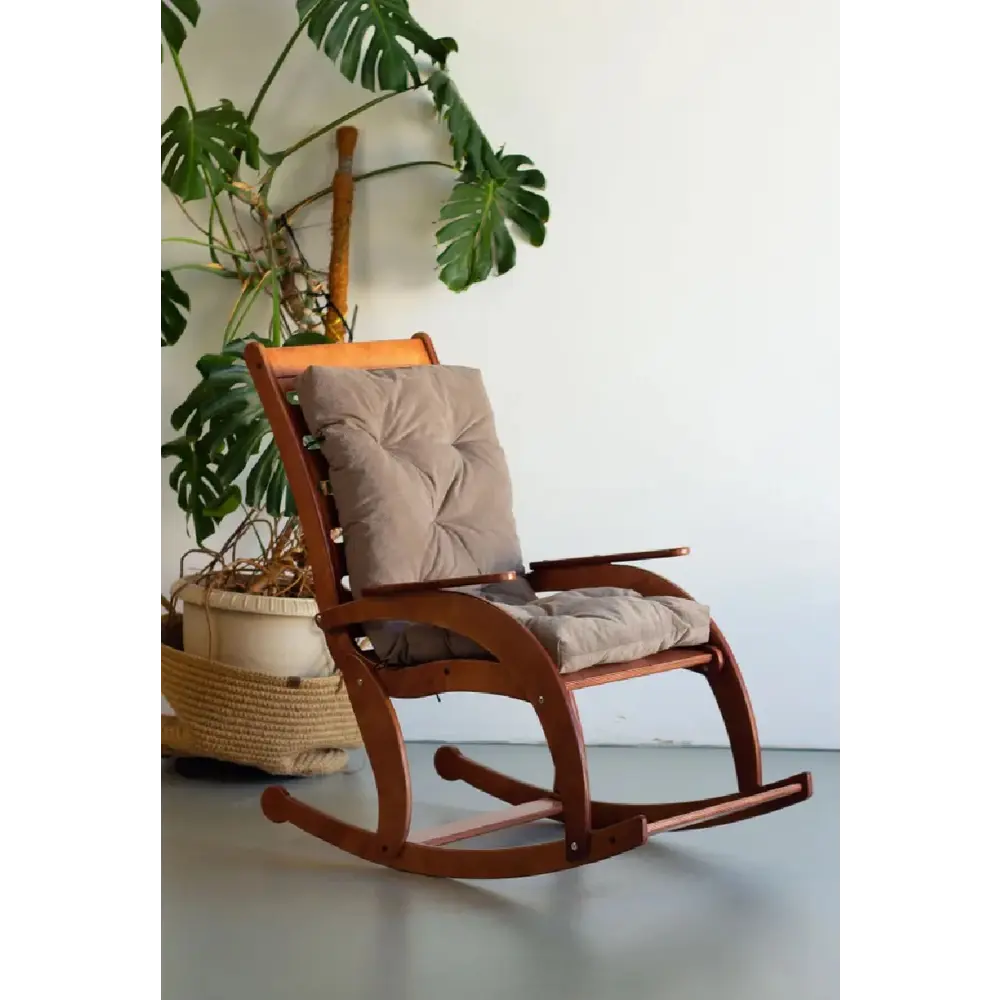 Фото 6 Кресло-качалка Playwoods rockingchair 52 см x 55 см x 108 см фанера коричневый Фото 6 Кресло-качалка Playwoods rockingchair 52 см x 55 см x 108 см фанера коричневый