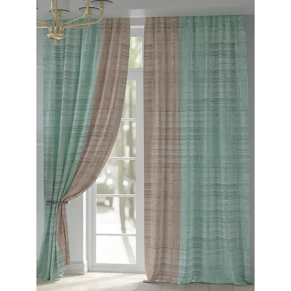 Фото 4 Комплект штор At home Базовая коллекция AT948156 на шторной ленте 250x150 см цвет синий Фото 4 Комплект штор At home Базовая коллекция AT948156 на шторной ленте 250x150 см цвет синий