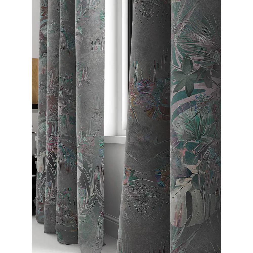 Фото 3 Комплект штор на шторной ленте AT Home Шенкрост 150x250 см цвет фиолетовый/сирень Фото 3 Комплект штор на шторной ленте AT Home Шенкрост 150x250 см цвет фиолетовый/сирень