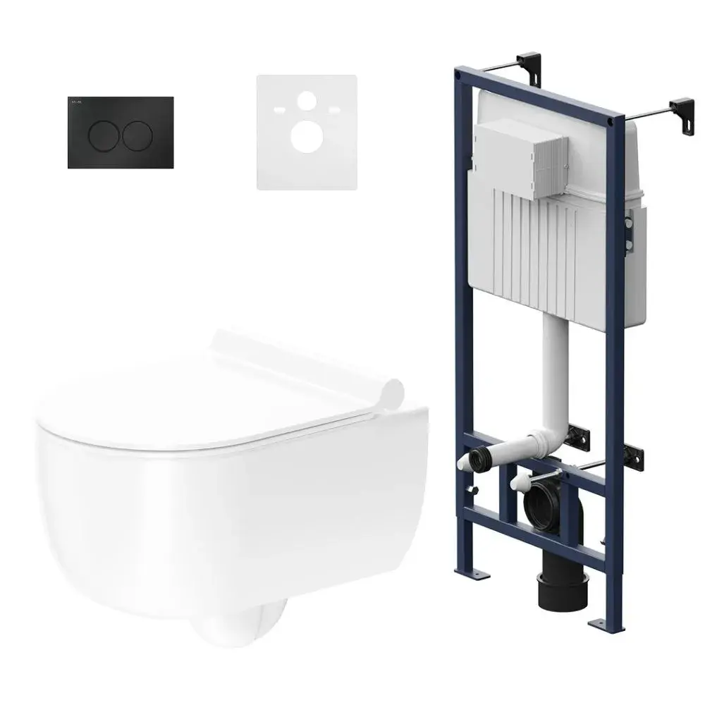 Фото Комплект инсталляция с унитазом Damixa DX72.IS40138.1700_7214 цвет белый Фото Комплект инсталляция с унитазом Damixa DX72.IS40138.1700_7214 цвет белый