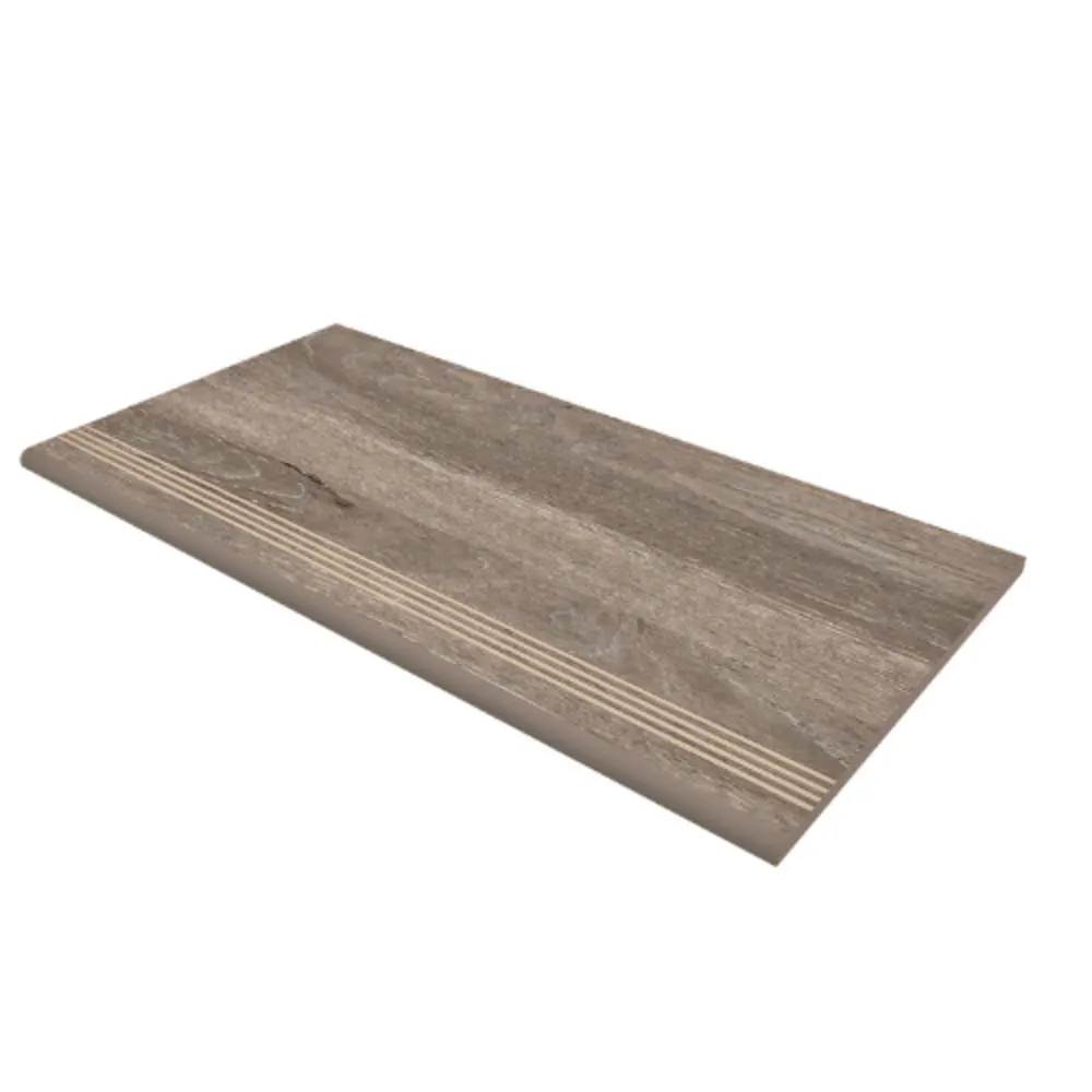 Фото 2 Ступень из керамогранита Estima Dream Wood DWc05 30.6x60.9 см неполированная цвет коричневая цена за упаковку Фото 2 Ступень из керамогранита Estima Dream Wood DWc05 30.6x60.9 см неполированная цвет коричневая цена за упаковку