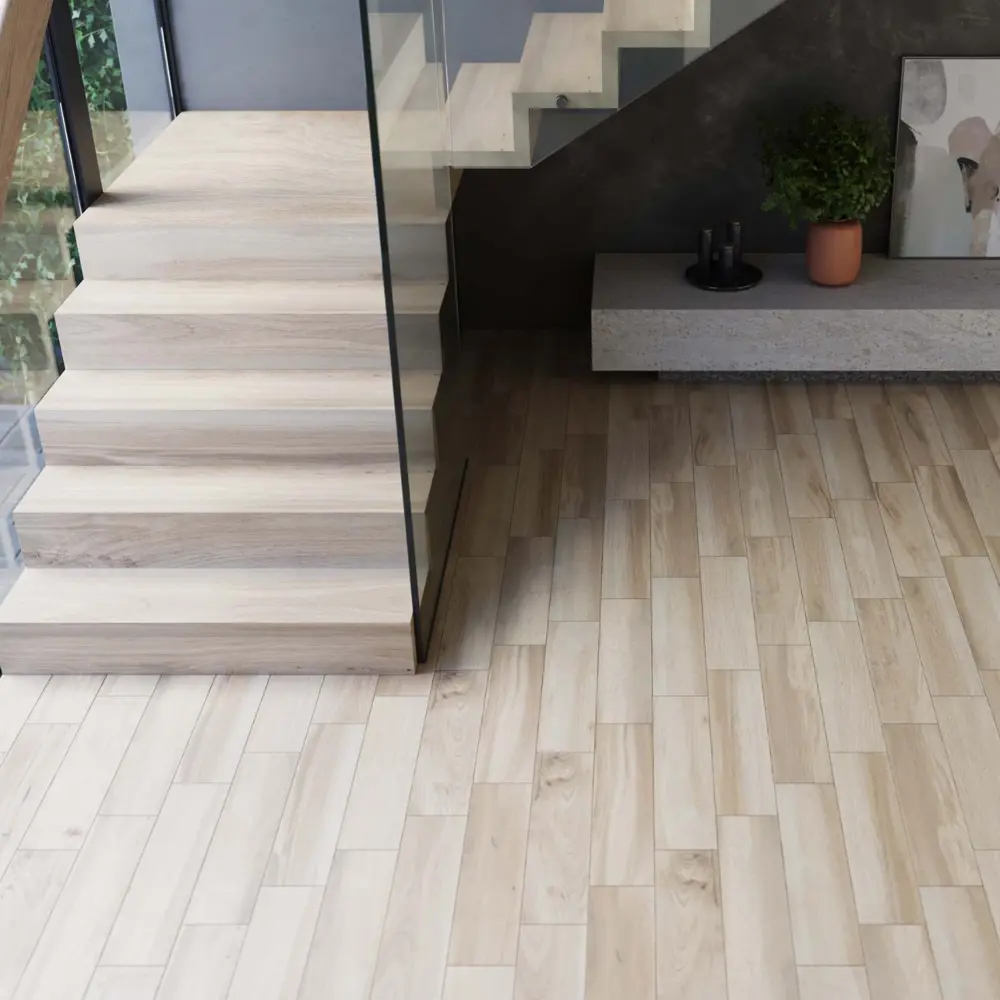 Фото 8 Ступень из керамогранита Estima Modern Wood MWc02 30.6x60.9 см неполированная цвет серая цена за упаковку Фото 8 Ступень из керамогранита Estima Modern Wood MWc02 30.6x60.9 см неполированная цвет серая цена за упаковку