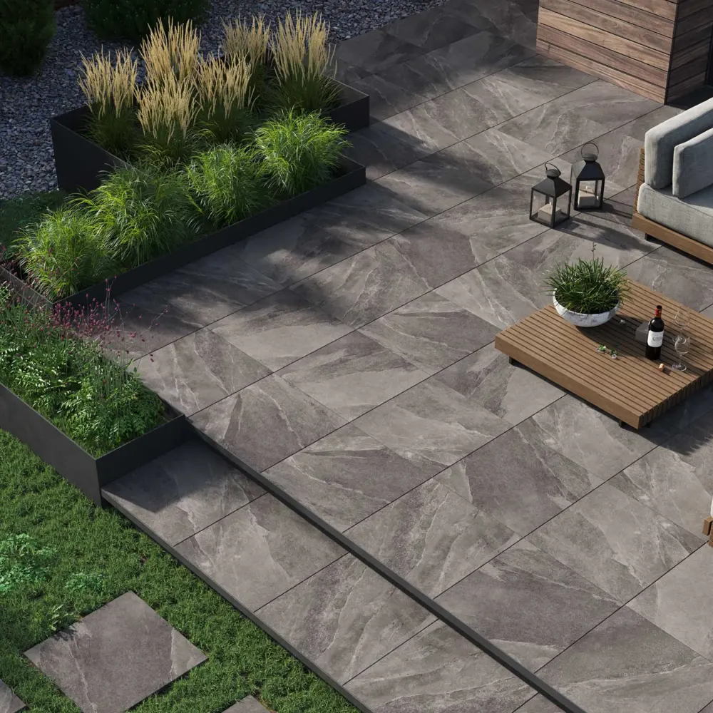 Фото 4 Керамогранит Onlygres Stone SOG501 60x60см 0.72 м² утолщенный, ректифицированный, цвет серый, цена за упаковку Фото 4 Керамогранит Onlygres Stone SOG501 60x60см 0.72 м² утолщенный, ректифицированный, цвет серый, цена за упаковку