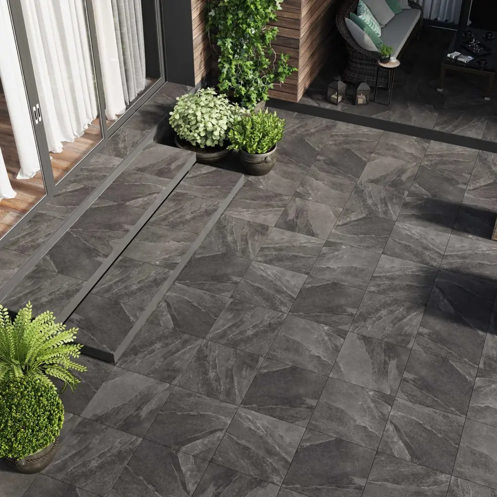 Фото 2 Керамогранит Onlygres Stone SOG501 60x60см 0.72 м² утолщенный, ректифицированный, цвет серый, цена за упаковку Фото 2 Керамогранит Onlygres Stone SOG501 60x60см 0.72 м² утолщенный, ректифицированный, цвет серый, цена за упаковку