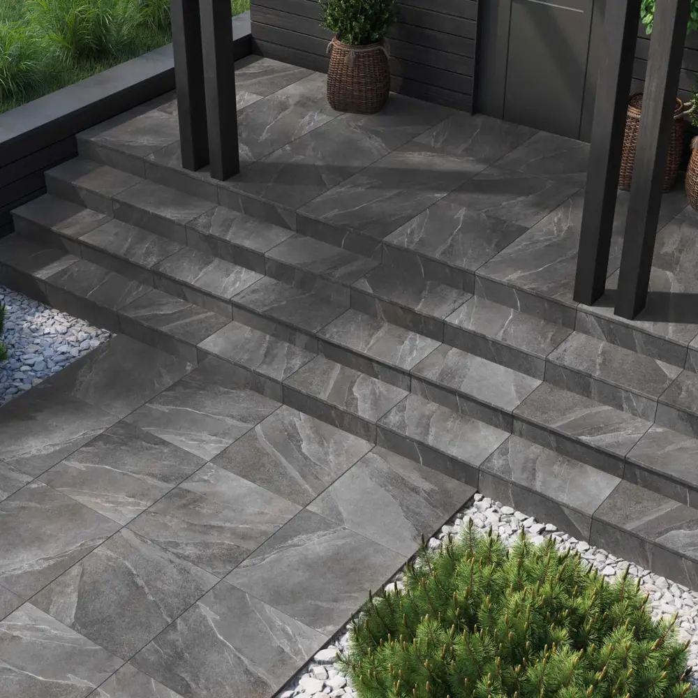 Фото 7 Керамогранит Onlygres Stone SOG501 60x60см 0.72 м² утолщенный, ректифицированный, цвет серый, цена за упаковку Фото 7 Керамогранит Onlygres Stone SOG501 60x60см 0.72 м² утолщенный, ректифицированный, цвет серый, цена за упаковку
