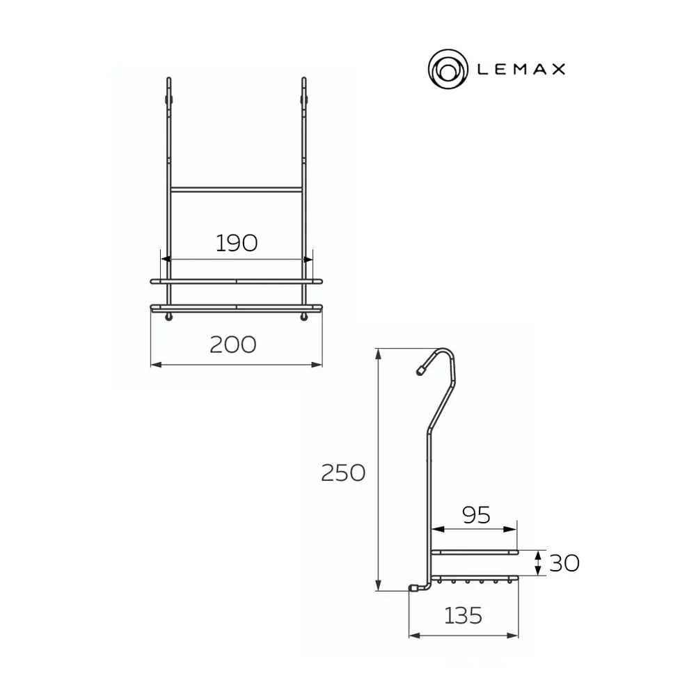 Фото 5 Настенный держатель для кухонных принадлежностей Lemax 13.5x25x20 см Металл цвет хромированный Фото 5 Настенный держатель для кухонных принадлежностей Lemax 13.5x25x20 см Металл цвет хромированный