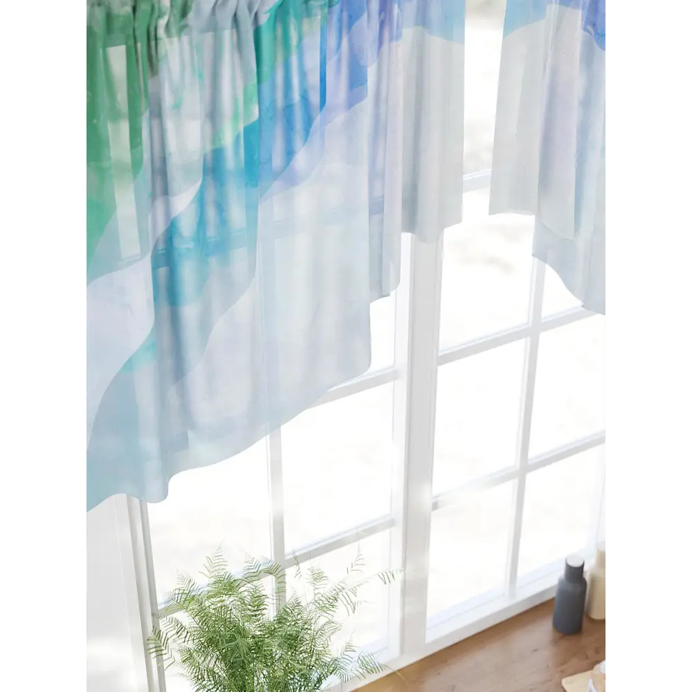 Фото 4 Тюль At home Базовая коллекция AT584095 на шторной ленте 90x150 см цвет зеленый Фото 4 Тюль At home Базовая коллекция AT584095 на шторной ленте 90x150 см цвет зеленый