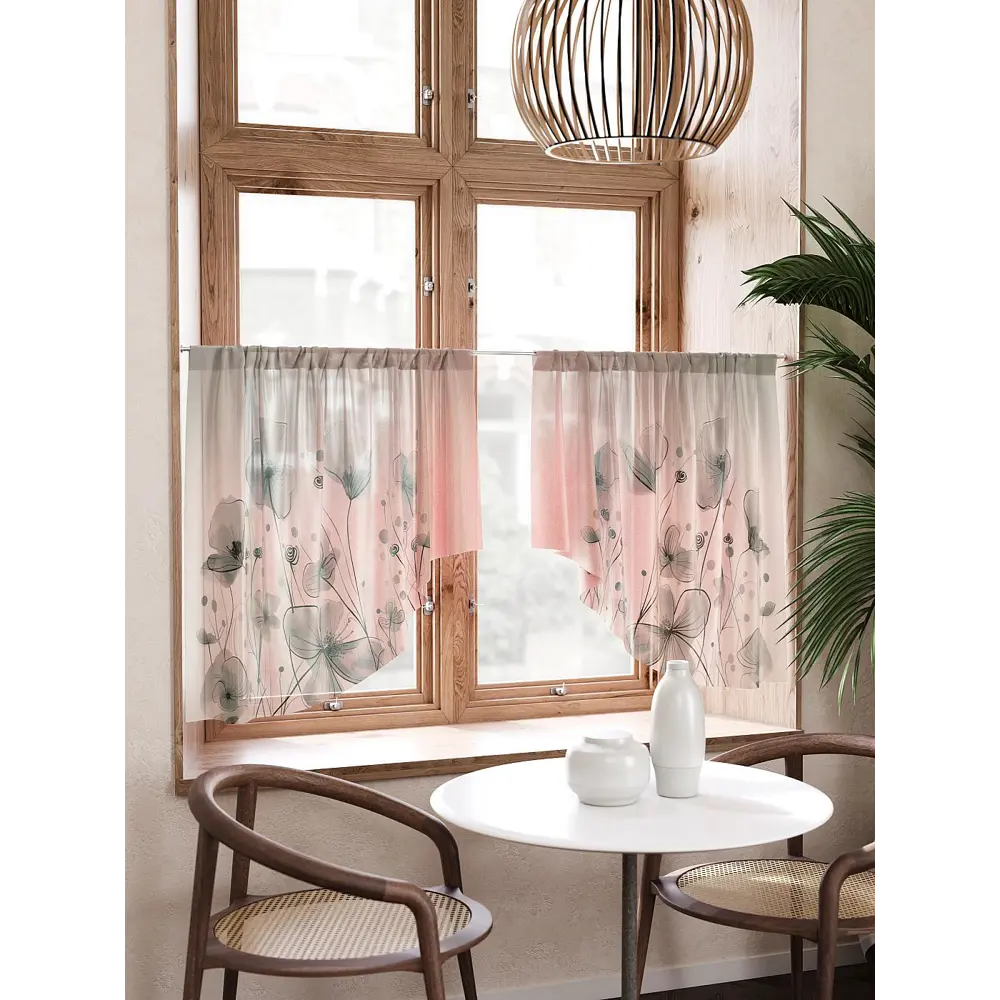 Фото Тюль At home Базовая коллекция AT584007 на шторной ленте 90x150 см цвет бежевый Фото Тюль At home Базовая коллекция AT584007 на шторной ленте 90x150 см цвет бежевый