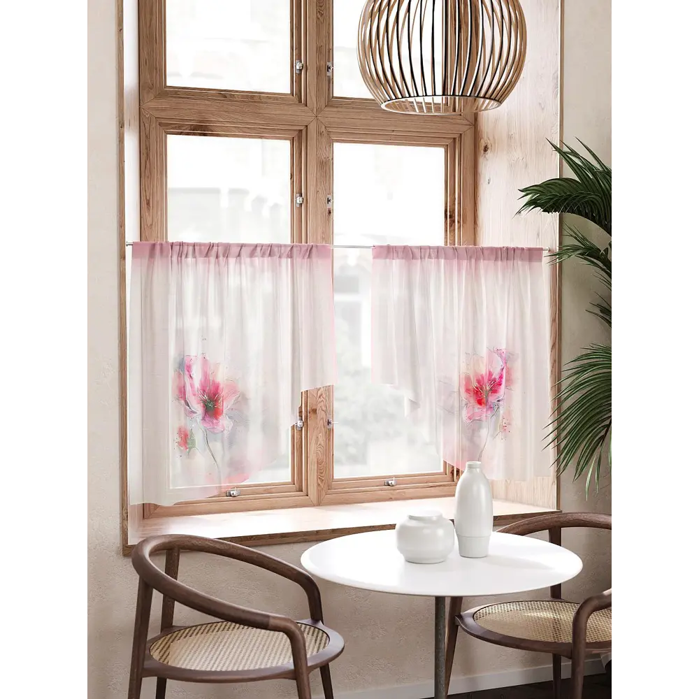 Фото Тюль At home Базовая коллекция AT584010 на шторной ленте 90x150 см цвет бежевый Фото Тюль At home Базовая коллекция AT584010 на шторной ленте 90x150 см цвет бежевый