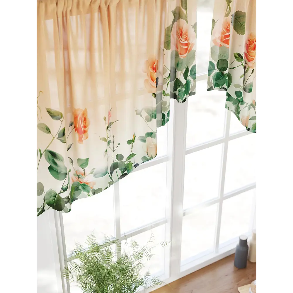 Фото 4 Тюль At home Базовая коллекция AT584083 на шторной ленте 90x150 см цвет зеленый Фото 4 Тюль At home Базовая коллекция AT584083 на шторной ленте 90x150 см цвет зеленый