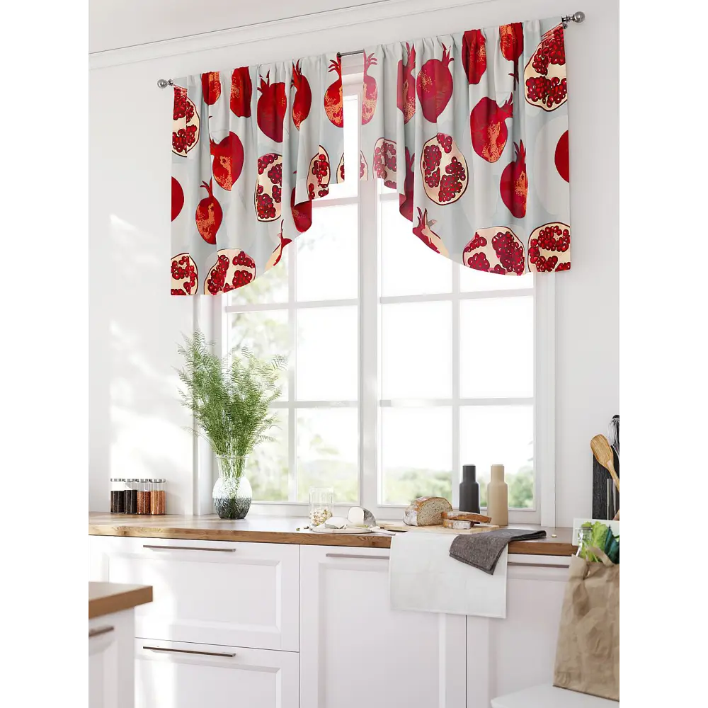 Фото 2 Комплект штор At home Базовая коллекция AT585062 на шторной ленте 90x150 см цвет красный Фото 2 Комплект штор At home Базовая коллекция AT585062 на шторной ленте 90x150 см цвет красный