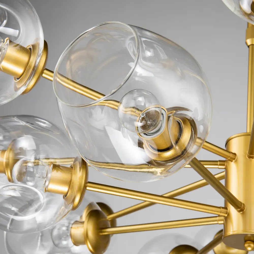 Фото 13 Люстра на штанге Favourite 2625-16P, 3 лампы, цвет белый