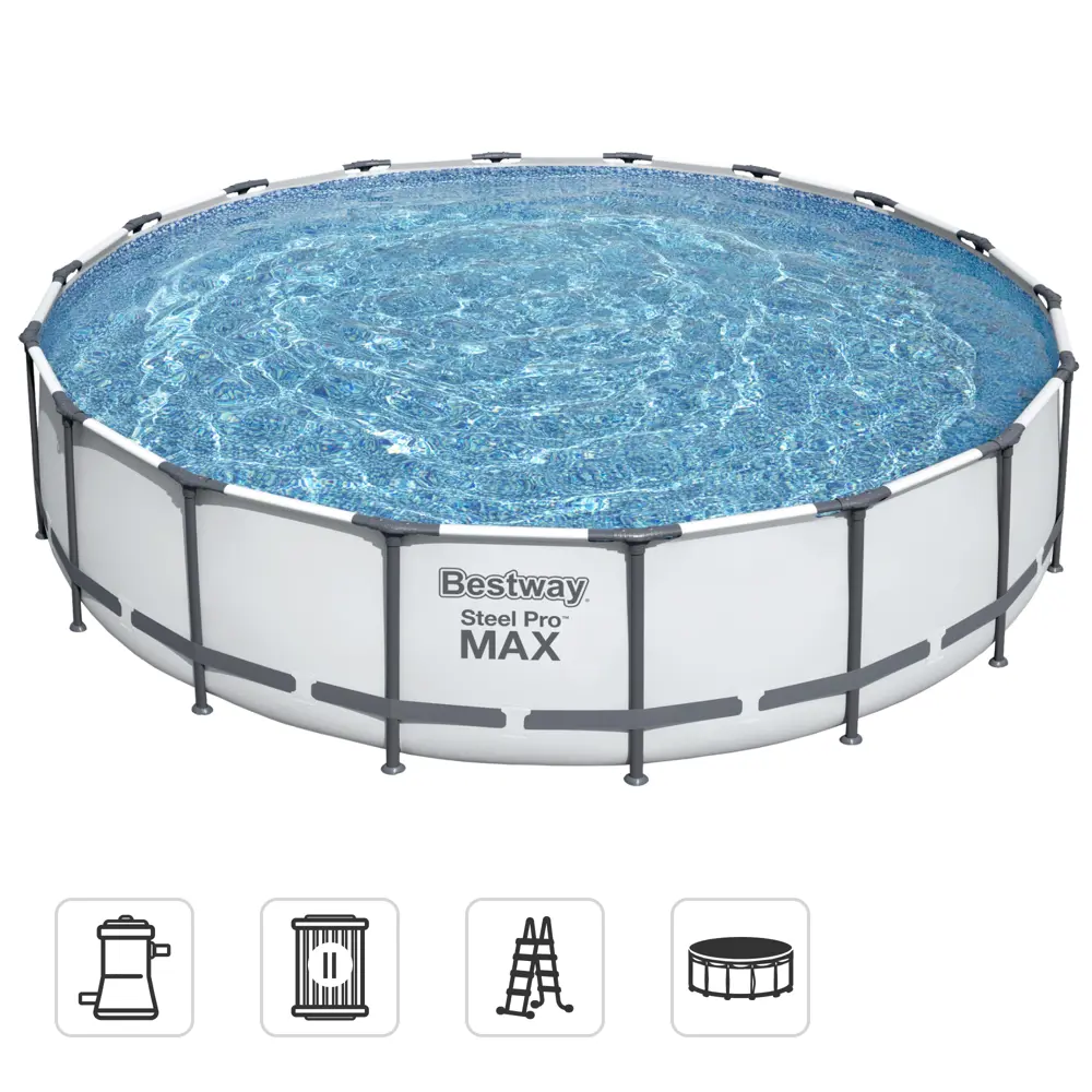 Фото 2 Каркасный бассейн Bestway Steel Pro Max 5.49x1.22 23062 л Фото 2 Каркасный бассейн Bestway Steel Pro Max 5.49x1.22 23062 л