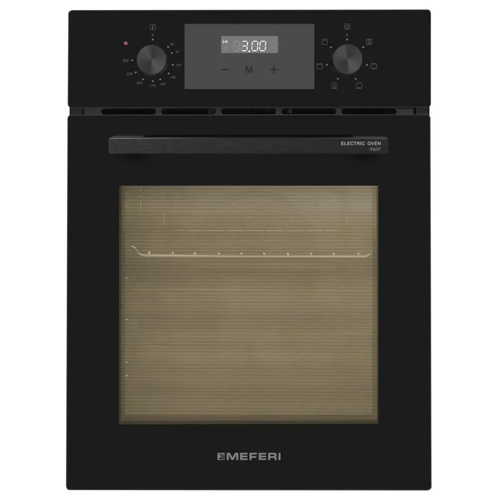 Фото 10 Электрический духовой шкаф Meferi MEO456BK POWER 45x60x56 см цвет черный Фото 10 Электрический духовой шкаф Meferi MEO456BK POWER 45x60x56 см цвет черный