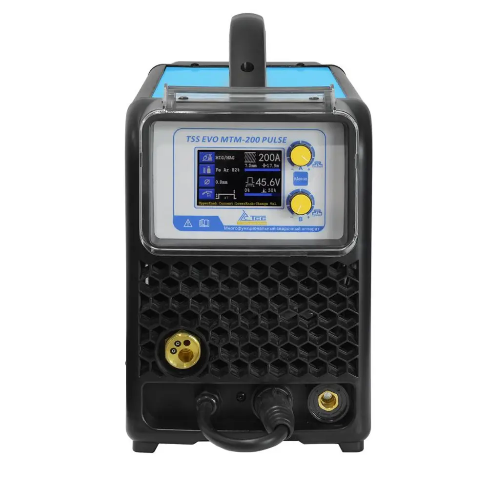 Фото 2 Сварочный полуавтомат инверторный Тсс EVO MTM-200 Pulse, 200 А, до 5 мм Фото 2 Сварочный полуавтомат инверторный Тсс EVO MTM-200 Pulse, 200 А, до 5 мм