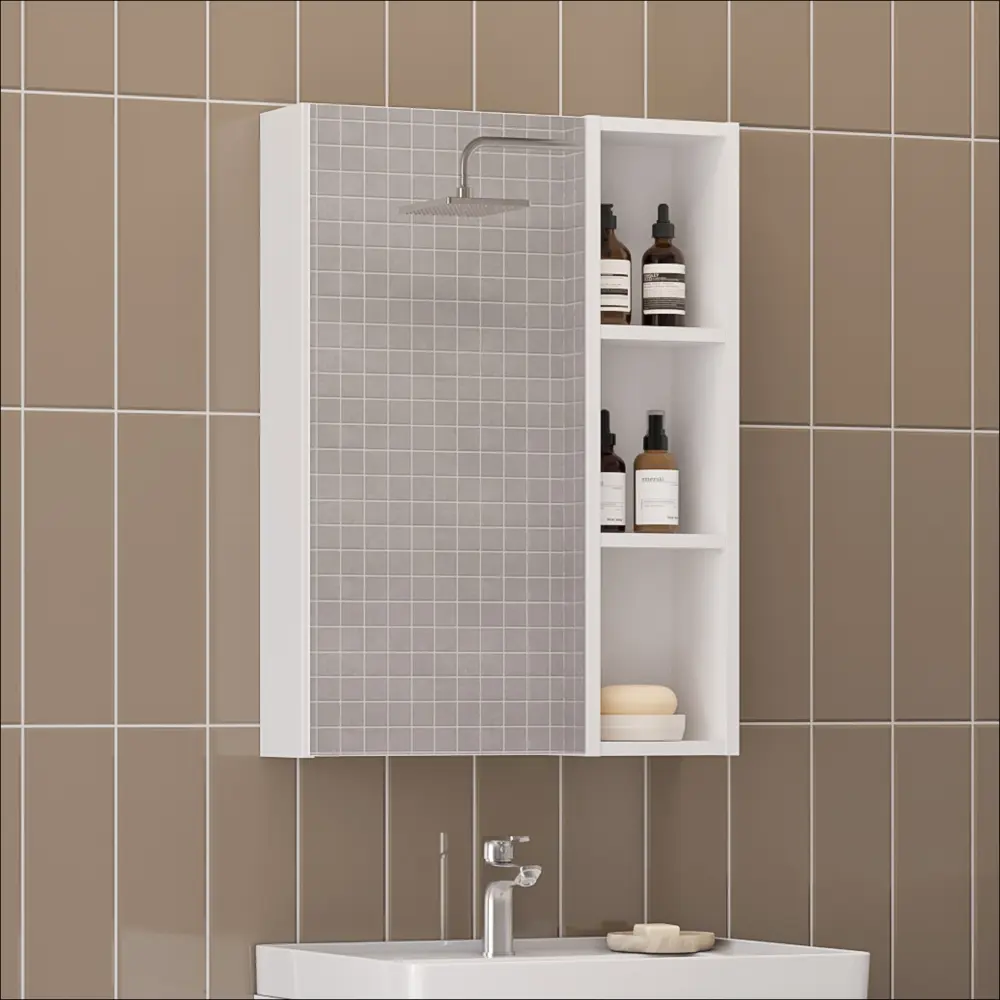 Фото 6 Шкаф подвесной Спадардрэва 4816124202260 55x75см цвет белый