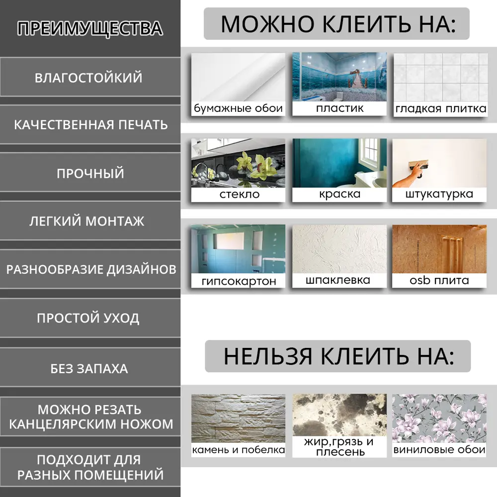 Фото 4 Стеновая панель матовая Фартукофф ФФ - 167 200x60x0.15 см ПВХ цвет оранжевый/голубой Фото 4 Стеновая панель матовая Фартукофф ФФ - 167 200x60x0.15 см ПВХ цвет оранжевый/голубой