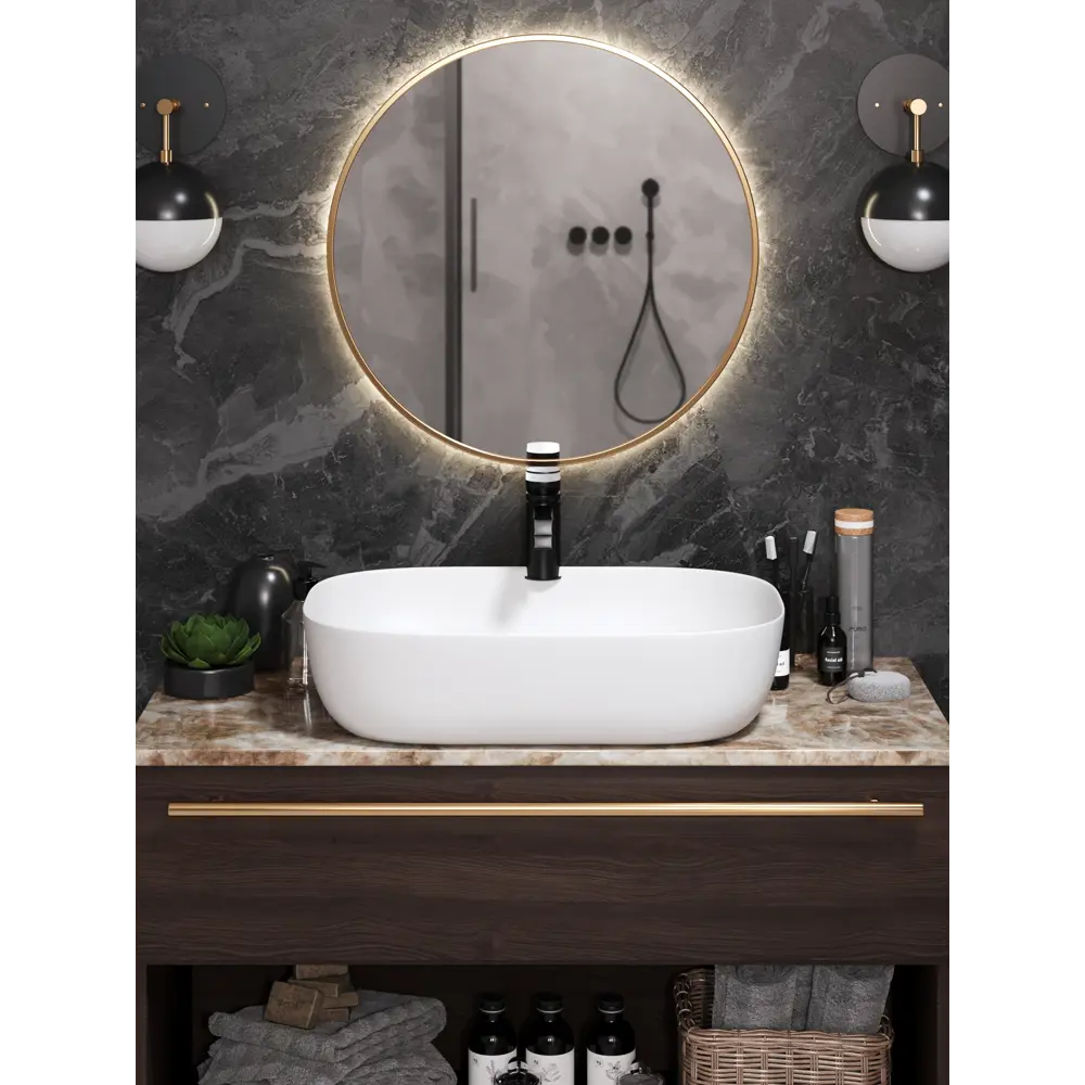 Фото 6 Раковина мебельная Watersense W00058 61см Фото 6 Раковина мебельная Watersense W00058 61см