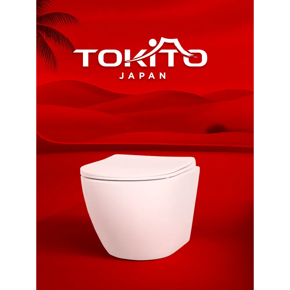 Фото 17 Унитаз подвесной Tokito TOK-TATSUMAKI-4-0TM безободковый с сиденьем микролифт Фото 17 Унитаз подвесной Tokito TOK-TATSUMAKI-4-0TM безободковый с сиденьем микролифт