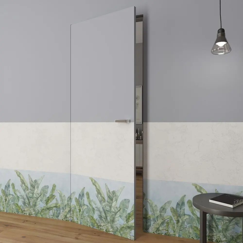 Фото 6 Дверь скрытая Бизнес парк Invisible 60x210см цвет белый кромка алюминиевая с 4-х сторон Фото 6 Дверь скрытая Бизнес парк Invisible 60x210см цвет белый кромка алюминиевая с 4-х сторон