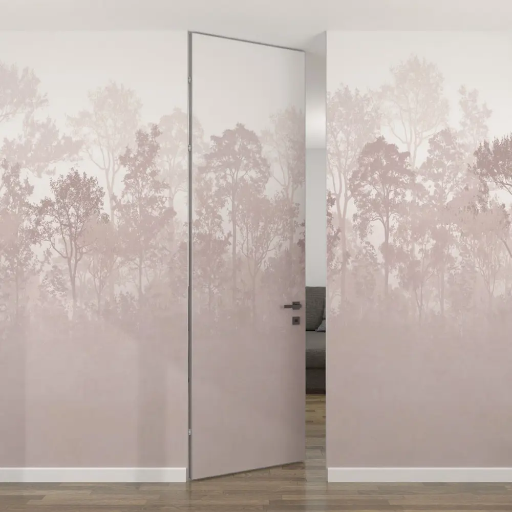 Фото 8 Дверь скрытая Бизнес парк Invisible 70x210см цвет белый кромка черная алюминиевая с 4-х сторон Фото 8 Дверь скрытая Бизнес парк Invisible 70x210см цвет белый кромка черная алюминиевая с 4-х сторон