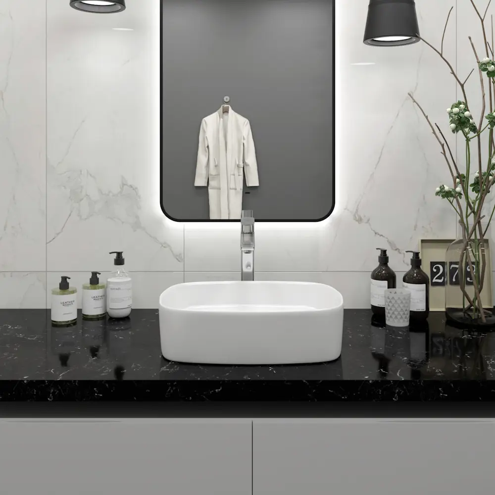 Фото 5 Раковина Teymi Solli 51 artceramic накладная белая T50209