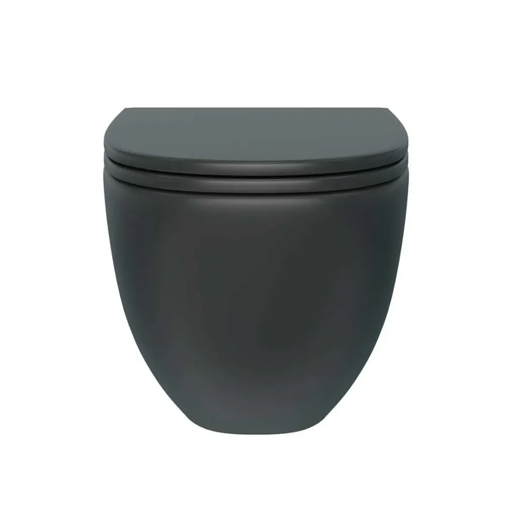 Фото 8 Унитаз подвесной Teymi Lina S Black T40111 безободковый, сиденье микролифт Фото 8 Унитаз подвесной Teymi Lina S Black T40111 безободковый, сиденье микролифт