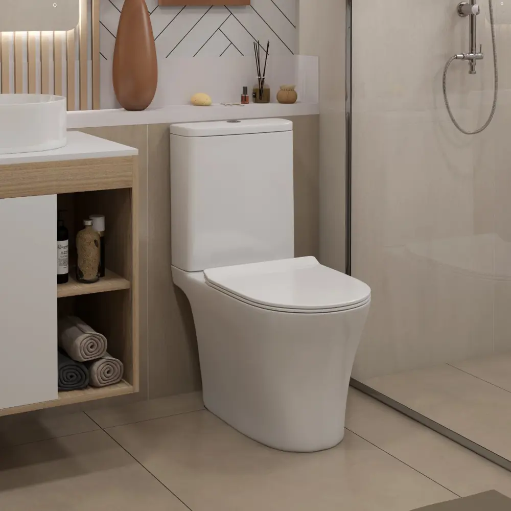 Фото 3 Унитаз-компакт Teymi T40810 горизонтальный двойной слив Фото 3 Унитаз-компакт Teymi T40810 горизонтальный двойной слив