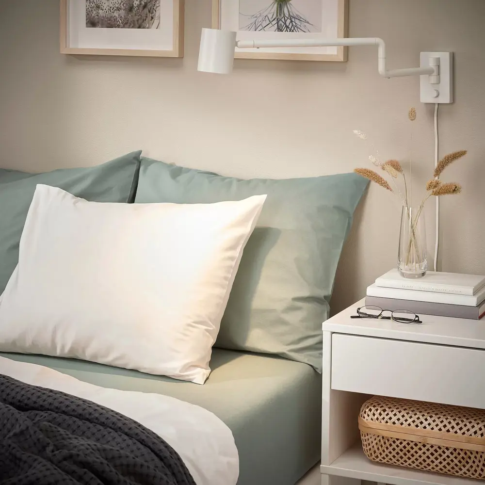 Фото 6 Простыня Vigrana ДВАЛИЯ 90x200 см миткаль на резинке цвет серо-зеленый Фото 6 Простыня Vigrana ДВАЛИЯ 90x200 см миткаль на резинке цвет серо-зеленый