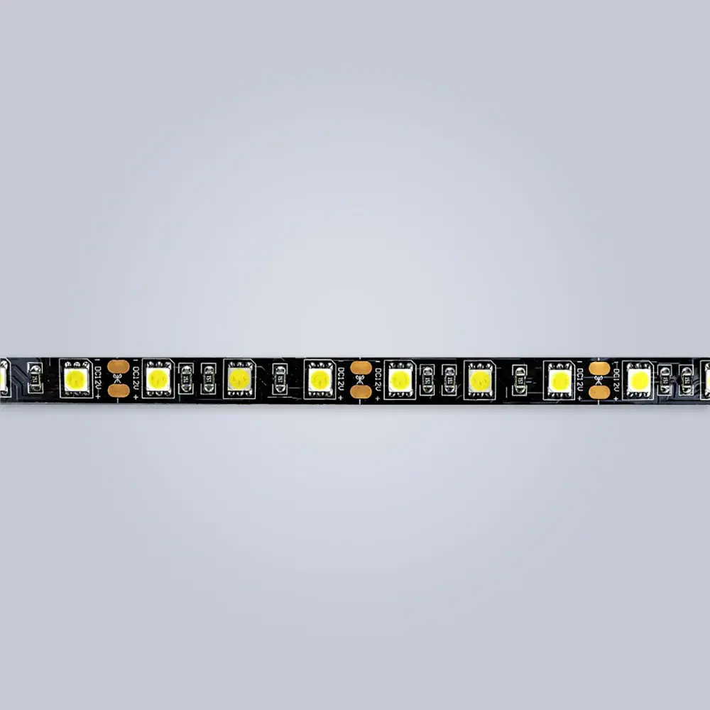 Фото 5 Светодиодная лента Eleganz Lux 5050 60 LED (14.4W/M) 12V холодная 6000К ЧЕРНАЯ ОСНОВА, 5м Фото 5 Светодиодная лента Eleganz Lux 5050 60 LED (14.4W/M) 12V холодная 6000К ЧЕРНАЯ ОСНОВА, 5м