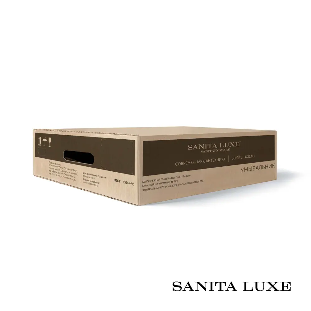 Фото 7 Раковина накладная Sanita Luxe Best Slim 40см Фото 7 Раковина накладная Sanita Luxe Best Slim 40см