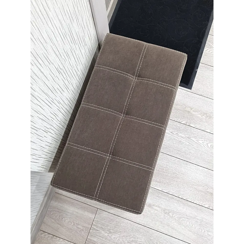 Фото 8 Банкетка Puffsib 61x48x32 см 1 полка ЛДСП цвет коричневый/темный дуб Фото 8 Банкетка Puffsib 61x48x32 см 1 полка ЛДСП цвет коричневый/темный дуб