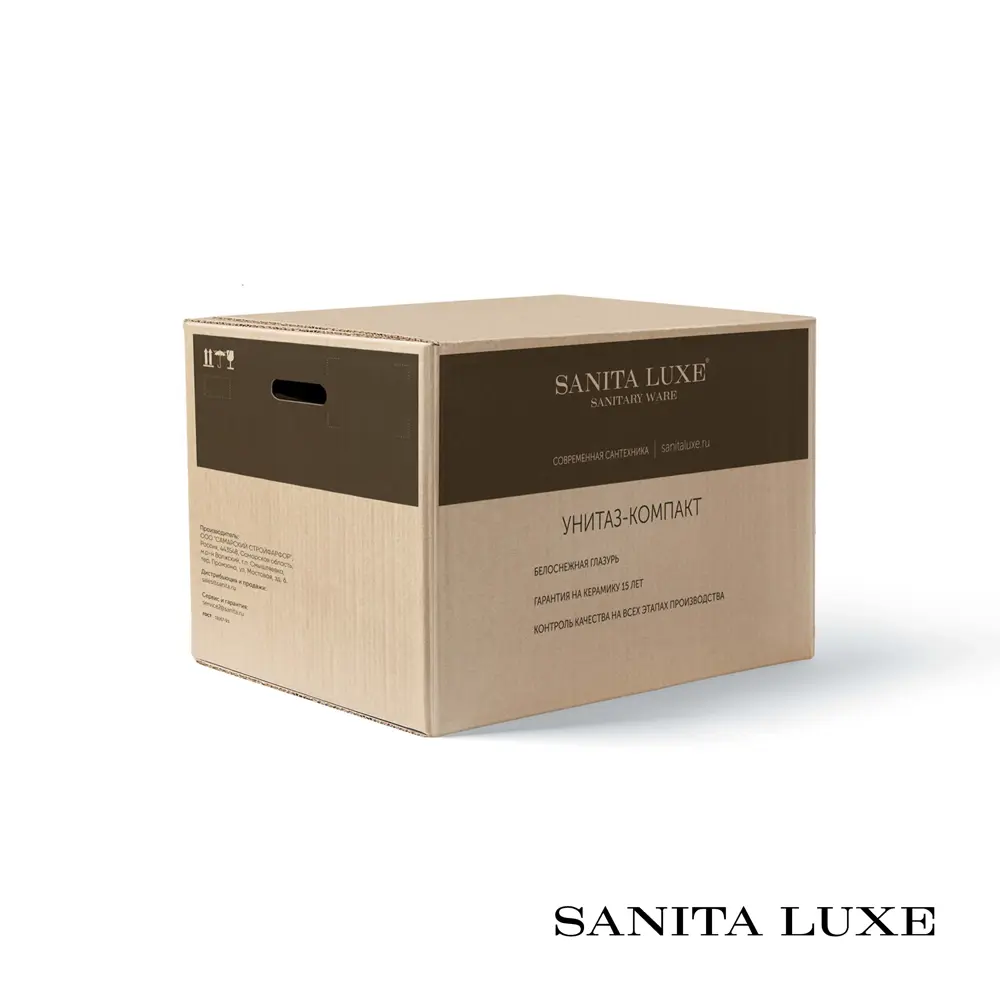 Фото 9 Унитаз-компакт Santia Luxe Classic Basic S1 цвет белый Фото 9 Унитаз-компакт Santia Luxe Classic Basic S1 цвет белый