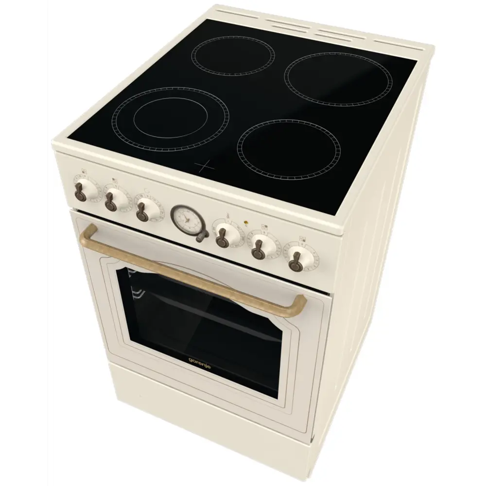 Фото 3 Электрическая плита с духовкой Gorenje 543842 50x85x59.4 см цвет бежевый